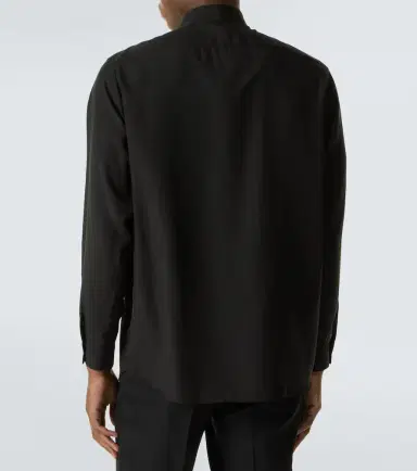 Lardini Tencel and linen shirt | Thumbnail 5 Lardini Tencel and linen shirt | Thumbnail 5
