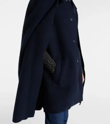 TOTEME Wool bouclé cape | Thumbnail 3 TOTEME Wool bouclé cape | Thumbnail 3