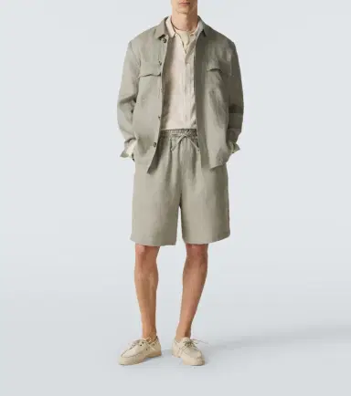 Lardini Linen shorts | Thumbnail 4 Lardini Linen shorts | Thumbnail 4