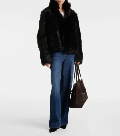 Toteme Silky shearling jacket | Thumbnail 4 Toteme Silky shearling jacket | Thumbnail 4