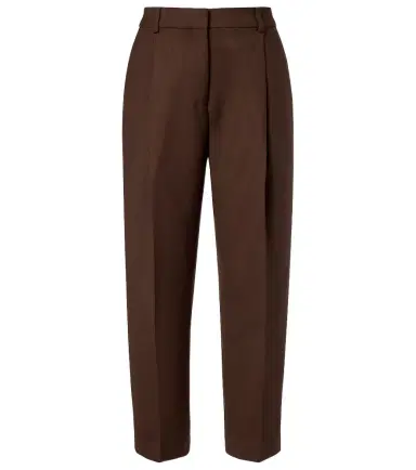 Toteme Pleated cropped straight pants | Thumbnail 1 Toteme Pleated cropped straight pants | Thumbnail 1