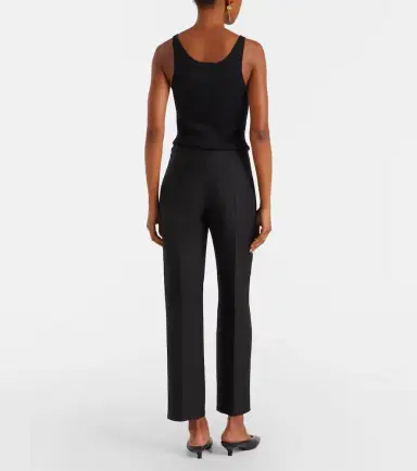 Toteme Wool and silk slim pants | Thumbnail 4 Toteme Wool and silk slim pants | Thumbnail 4