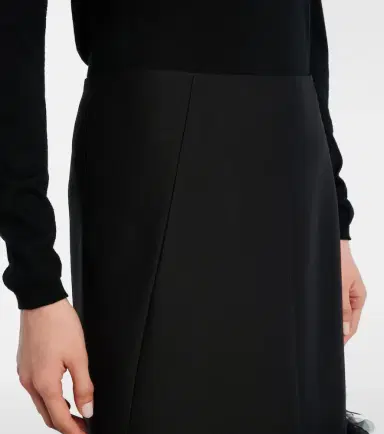 TOTEME Petal wool and silk pencil skirt | Thumbnail 5 TOTEME Petal wool and silk pencil skirt | Thumbnail 5