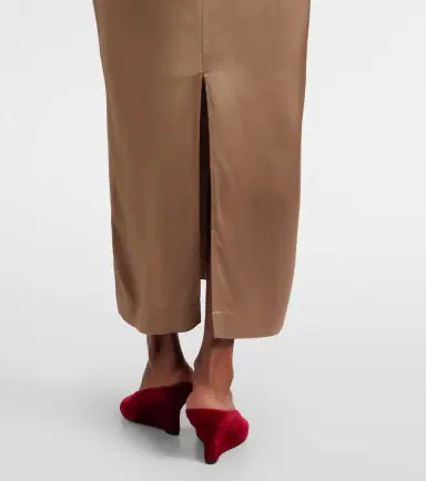 Toteme Satin maxi dress | Thumbnail 4 Toteme Satin maxi dress | Thumbnail 4