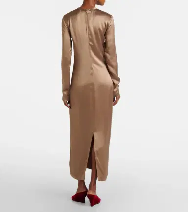 Toteme Satin maxi dress | Thumbnail 5 Toteme Satin maxi dress | Thumbnail 5