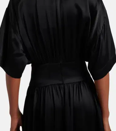 TOTEME Silk and cotton satin T-shirt dress | Thumbnail 4 TOTEME Silk and cotton satin T-shirt dress | Thumbnail 4