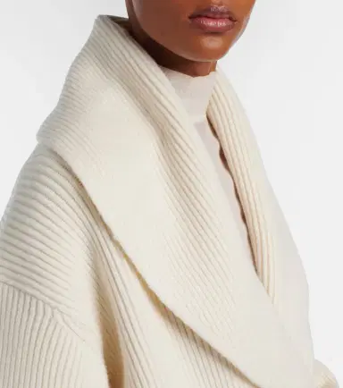 Toteme Ribbed-knit wool-blend cardigan | Thumbnail 2 Toteme Ribbed-knit wool-blend cardigan | Thumbnail 2