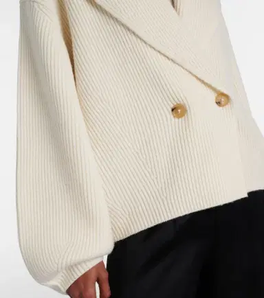 Toteme Ribbed-knit wool-blend cardigan | Thumbnail 6 Toteme Ribbed-knit wool-blend cardigan | Thumbnail 6