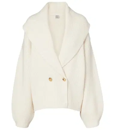 Toteme Ribbed-knit wool-blend cardigan | Thumbnail 1 Toteme Ribbed-knit wool-blend cardigan | Thumbnail 1