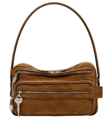 Acne Studios Camero Party suede shoulder bag | Thumbnail 1 Acne Studios Camero Party suede shoulder bag | Thumbnail 1