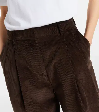 Toteme Cotton corduroy wide-leg pants | Thumbnail 3 Toteme Cotton corduroy wide-leg pants | Thumbnail 3