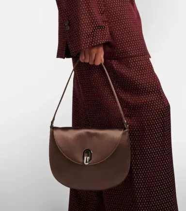 Savette Tondo Small satin shoulder bag | Thumbnail 4 Savette Tondo Small satin shoulder bag | Thumbnail 4