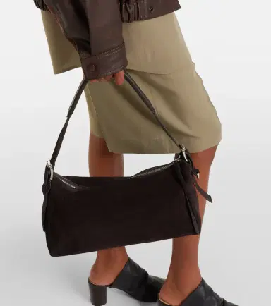 Lemaire Small belted suede shoulder bag | Thumbnail 6 Lemaire Small belted suede shoulder bag | Thumbnail 6