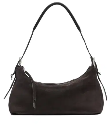Lemaire Small belted suede shoulder bag | Thumbnail 1 Lemaire Small belted suede shoulder bag | Thumbnail 1