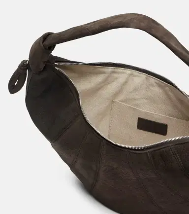 Lemaire Fortune Croissant Small suede shoulder bag | Thumbnail 3 Lemaire Fortune Croissant Small suede shoulder bag | Thumbnail 3