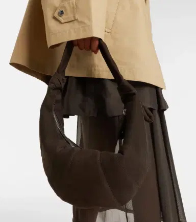 Lemaire Fortune Croissant Small suede shoulder bag | Thumbnail 4 Lemaire Fortune Croissant Small suede shoulder bag | Thumbnail 4