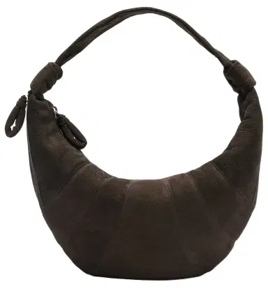 Lemaire Fortune Croissant Small suede shoulder bag | Thumbnail 1 Lemaire Fortune Croissant Small suede shoulder bag | Thumbnail 1