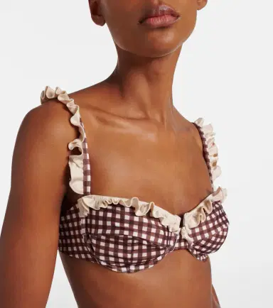Bananhot Angela gingham bikini top | Thumbnail 2 Bananhot Angela gingham bikini top | Thumbnail 2