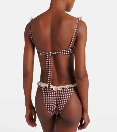 Bananhot Angela gingham bikini top | Thumbnail 4 Bananhot Angela gingham bikini top | Thumbnail 4