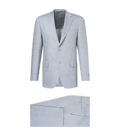 Canali Linen and wool suit | Thumbnail 1 Canali Linen and wool suit | Thumbnail 1