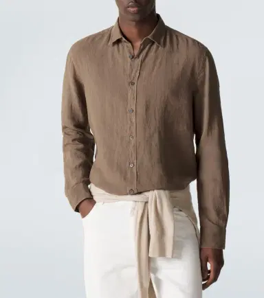 Canali Linen shirt | Thumbnail 5 Canali Linen shirt | Thumbnail 5