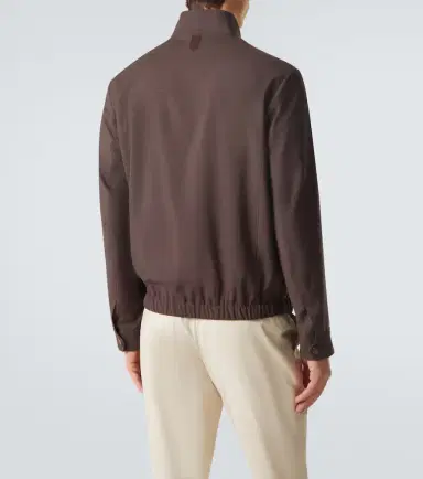Canali Impeccabile wool blouson jacket | Thumbnail 4 Canali Impeccabile wool blouson jacket | Thumbnail 4