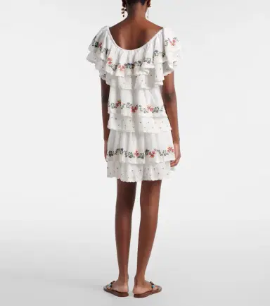 Rixo Leilani embroidered cotton minidress | Thumbnail 2 Rixo Leilani embroidered cotton minidress | Thumbnail 2