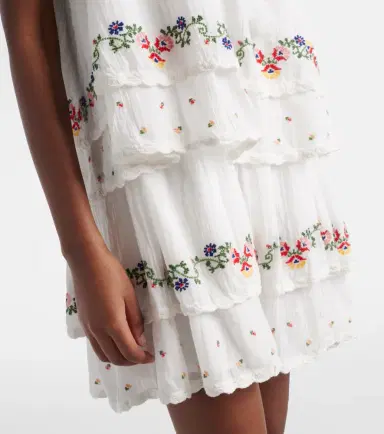 Rixo Leilani embroidered cotton minidress | Thumbnail 4 Rixo Leilani embroidered cotton minidress | Thumbnail 4