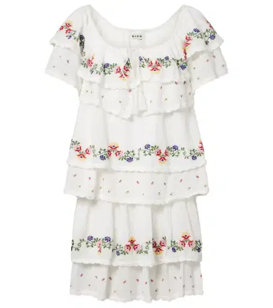 Rixo Leilani embroidered cotton minidress | Thumbnail 1 Rixo Leilani embroidered cotton minidress | Thumbnail 1