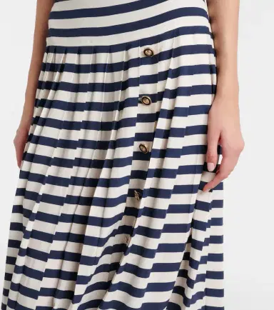 Rixo Lea striped midi skirt | Thumbnail 3 Rixo Lea striped midi skirt | Thumbnail 3