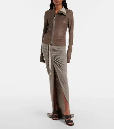 Rick Owens Gary leather jacket | Thumbnail 3 Rick Owens Gary leather jacket | Thumbnail 3