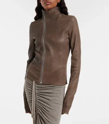 Rick Owens Gary leather jacket | Thumbnail 4 Rick Owens Gary leather jacket | Thumbnail 4