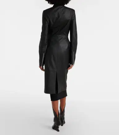 Rick Owens Gary leather coat | Thumbnail 4 Rick Owens Gary leather coat | Thumbnail 4