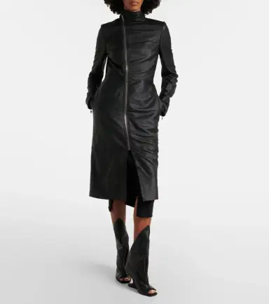 Rick Owens Gary leather coat | Thumbnail 6 Rick Owens Gary leather coat | Thumbnail 6