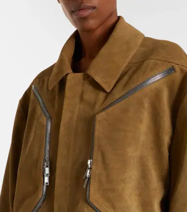 Rick Owens Blixa suede jacket | Thumbnail 2 Rick Owens Blixa suede jacket | Thumbnail 2
