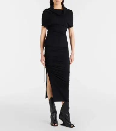 Rick Owens Shroud cotton jersey T-shirt | Thumbnail 2 Rick Owens Shroud cotton jersey T-shirt | Thumbnail 2