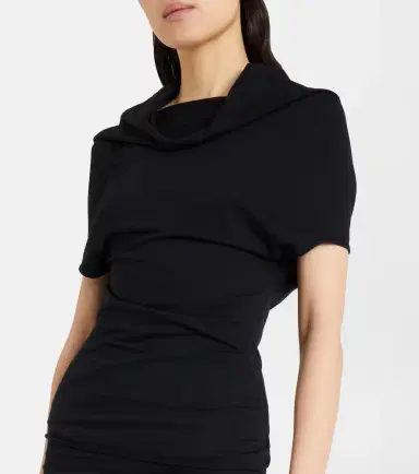 Rick Owens Shroud cotton jersey T-shirt | Thumbnail 4 Rick Owens Shroud cotton jersey T-shirt | Thumbnail 4