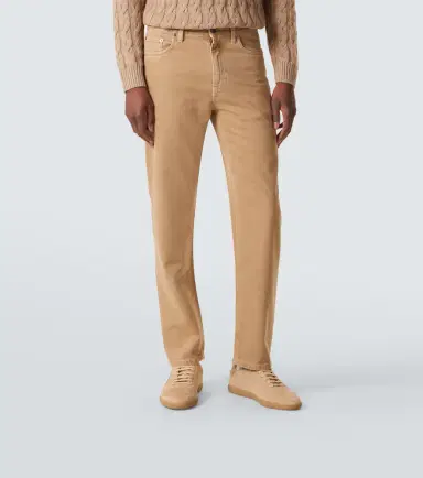 Zegna Roccia cotton straight pants | Thumbnail 6 Zegna Roccia cotton straight pants | Thumbnail 6
