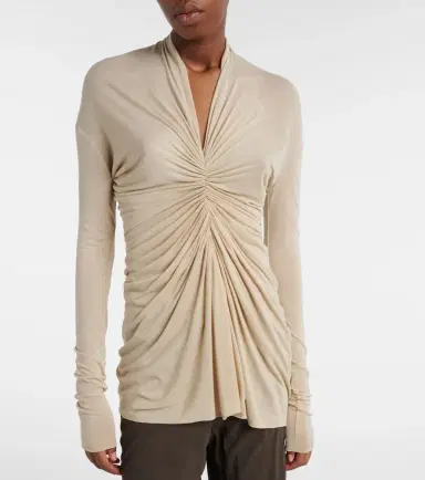 Rick Owens Radiance gathered top | Thumbnail 4 Rick Owens Radiance gathered top | Thumbnail 4