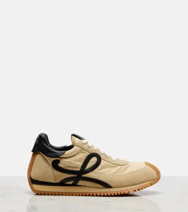 Loewe Flow Runner 2.0 suede-trimmed sneakers | Thumbnail 4 Loewe Flow Runner 2.0 suede-trimmed sneakers | Thumbnail 4