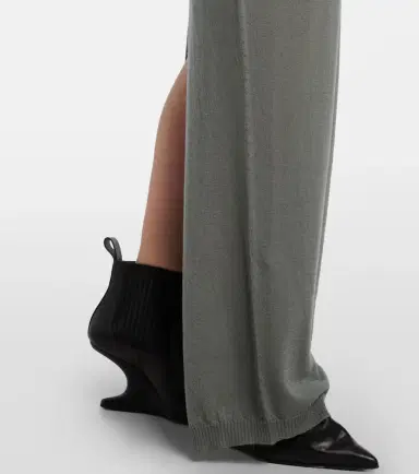 Rick Owens Con virgin wool maxi dress | Thumbnail 3 Rick Owens Con virgin wool maxi dress | Thumbnail 3
