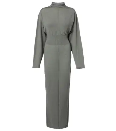 Rick Owens Con virgin wool maxi dress | Thumbnail 1 Rick Owens Con virgin wool maxi dress | Thumbnail 1