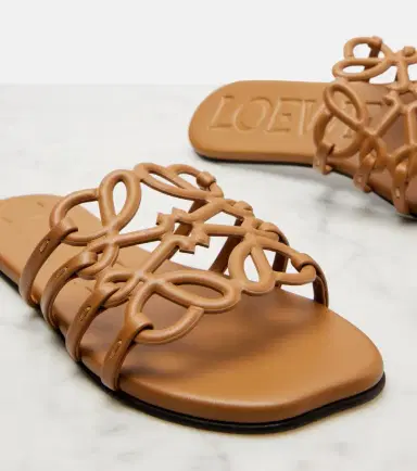 Loewe Petal Anagram leather slides | Thumbnail 2 Loewe Petal Anagram leather slides | Thumbnail 2