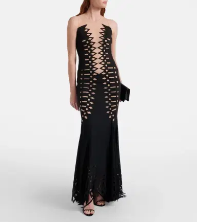 Blumarine Mesh gown | Thumbnail 3 Blumarine Mesh gown | Thumbnail 3