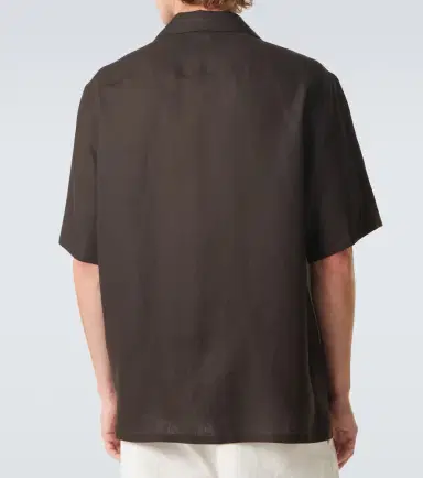 Zegna Linen bowling shirt | Thumbnail 2 Zegna Linen bowling shirt | Thumbnail 2