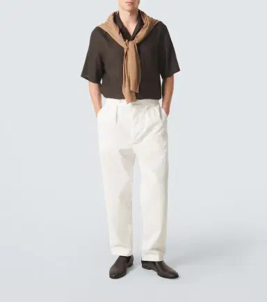 Zegna Linen bowling shirt | Thumbnail 4 Zegna Linen bowling shirt | Thumbnail 4