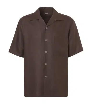 Zegna Linen bowling shirt | Thumbnail 1 Zegna Linen bowling shirt | Thumbnail 1