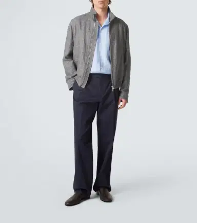 Zegna Linen bowling shirt | Thumbnail 4 Zegna Linen bowling shirt | Thumbnail 4