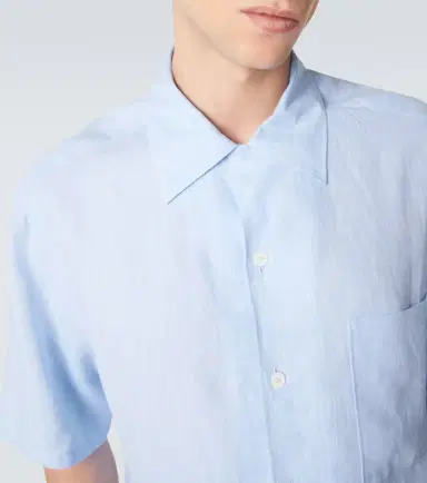 Zegna Linen bowling shirt | Thumbnail 6 Zegna Linen bowling shirt | Thumbnail 6