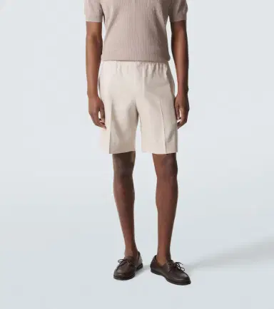 Zegna Linen Bermuda shorts | Thumbnail 3 Zegna Linen Bermuda shorts | Thumbnail 3